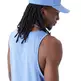 New Era Arch Logo Mesh Tank Top "Blue"