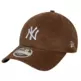 Gorra New Era MLB NY Yankees Cord 9FORTY M-Crown Adjustable Cap "Brown"