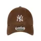 Gorra New Era MLB NY Yankees Cord 9FORTY M-Crown Adjustable Cap "Brown"