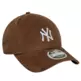 Gorra New Era MLB NY Yankees Cord 9FORTY M-Crown Adjustable Cap "Brown"