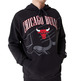 New Era NBA Chicago Bulls Logo Pullover Hoodie "Black"