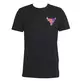 New Era NBA Chicago Bulls Neon Back Graphic Logo Tee "Black"