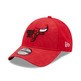 New Era NBA Chicago Bulls Split Logo 9Forty Washed Strapback Cap