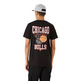 New Era NBA Chicago Bulls Throwback Graphic T-Shirt "Black"