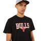 New Era NBA Chicago Bulls Throwback Graphic T-Shirt "Black"