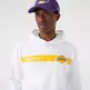New Era NBA L.A Lakers Team Logo Stripe Po Hoodie