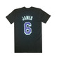 New Era NBA Lakers Logo Tee # 6 JAMES #