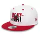 New Era NBA Miami Heat Crown White 9FIFTY Snapback Cap