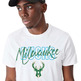 New Era NBA Milwaukee Bucks Script Tee