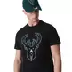 New Era NBA Milwaukee Bucks Outline Tee "Black"
