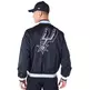 New Era NBA Spurs Satin Bomber Jacket "Black"