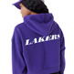 New Era NBA Womens L.A Lakers Team Logo Crop Pullover Hoodie