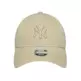 Gorra New Era Wmns MLB NY Yankees Cord 9FORTY Adjustable Cap "Cream"