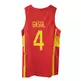 Nike Camiseta Replica Selección Española de Baloncesto #4 GASOL#