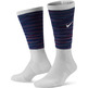 Nike Elite Crew Basketball Socks "White-Blue"