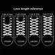 Peak Semicircular Shoe Laces "BrightOrange"