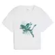 PUMA W GREEN TERRAINS FASHION GRAPHIC TEE "White"