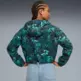 Puma W WOVEN JACKET - AOP "Green Terrain"