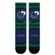 Stance Casual NBA Dallas Mavericks Mini Ball Hardwood Classic Poly Crew Socks