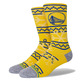 Stance NBA Golden State Frosted 2 Crew Socks "Yellow"
