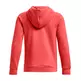 UA Boys' Rival Fleece Big Logo Hoodie "Venom Red"