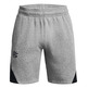 UA Men's Curry Splash Fleece Shorts "Mod Gray"