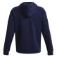 Sudadera con Capucha UA Men´s Rival Fleece "Midnight Navy-White"