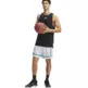 UA Men's Zone Pro 18cm Mesh Shorts Printed "White"
