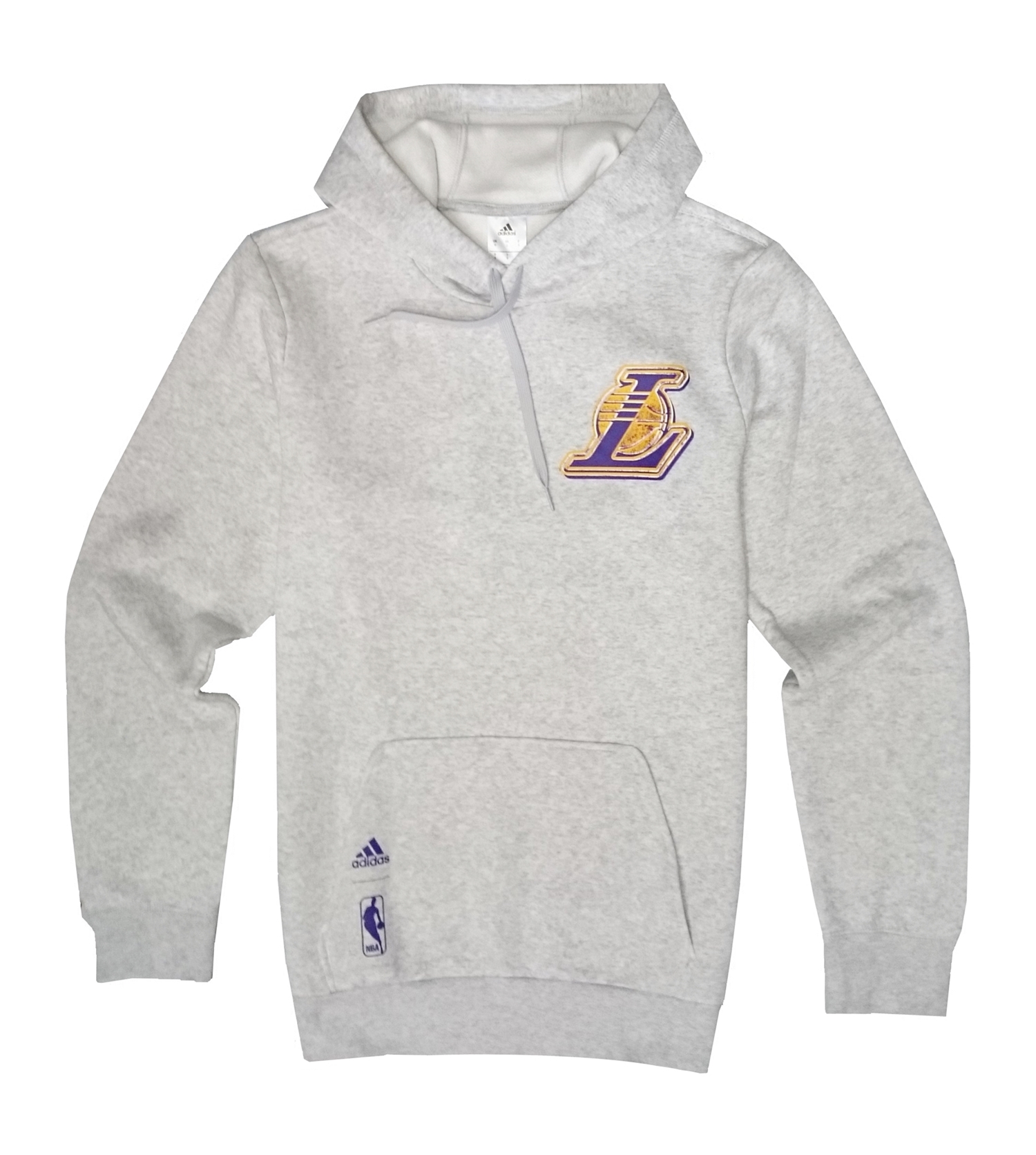 Los Alpes Misterioso Consejo Adidas NBA Sudadera Graphic Team L.A Lakers (gris/amarilla)