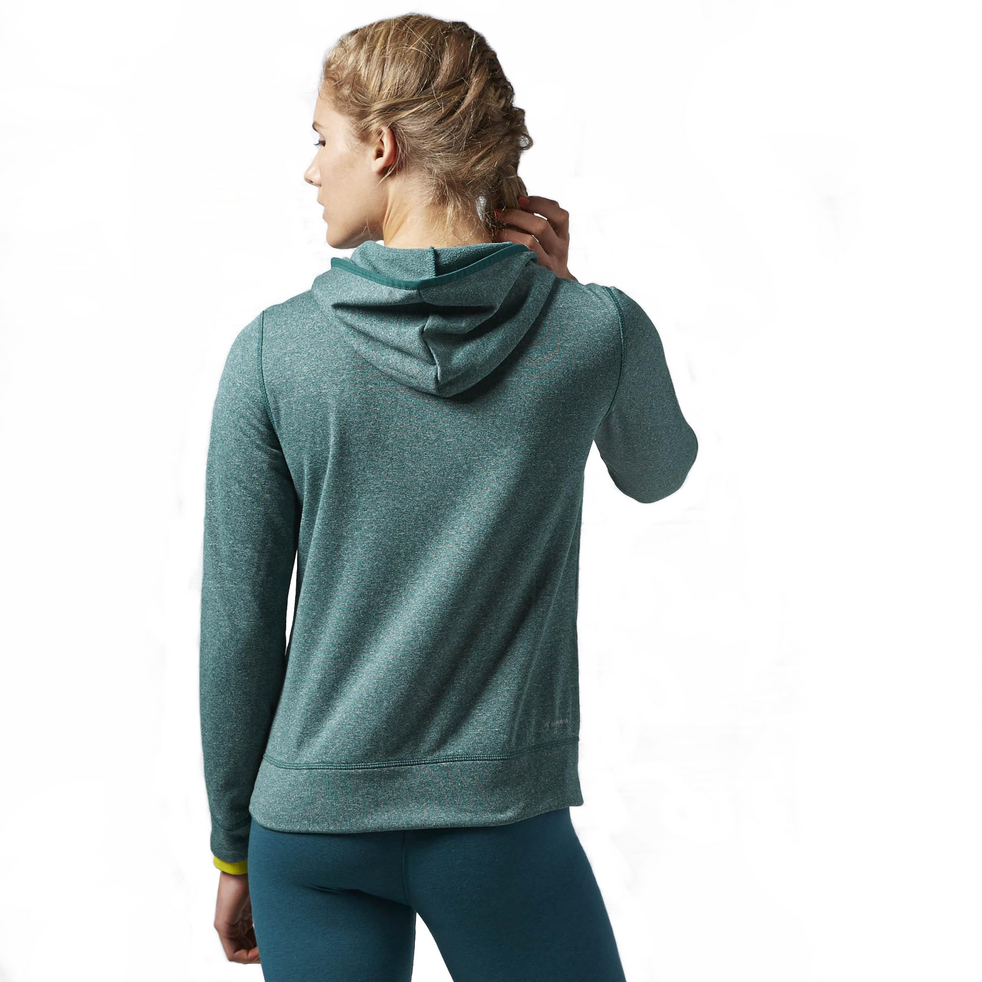 Reebok Sudadera Workout Ready PlayWarm FullZip (azul/verde)