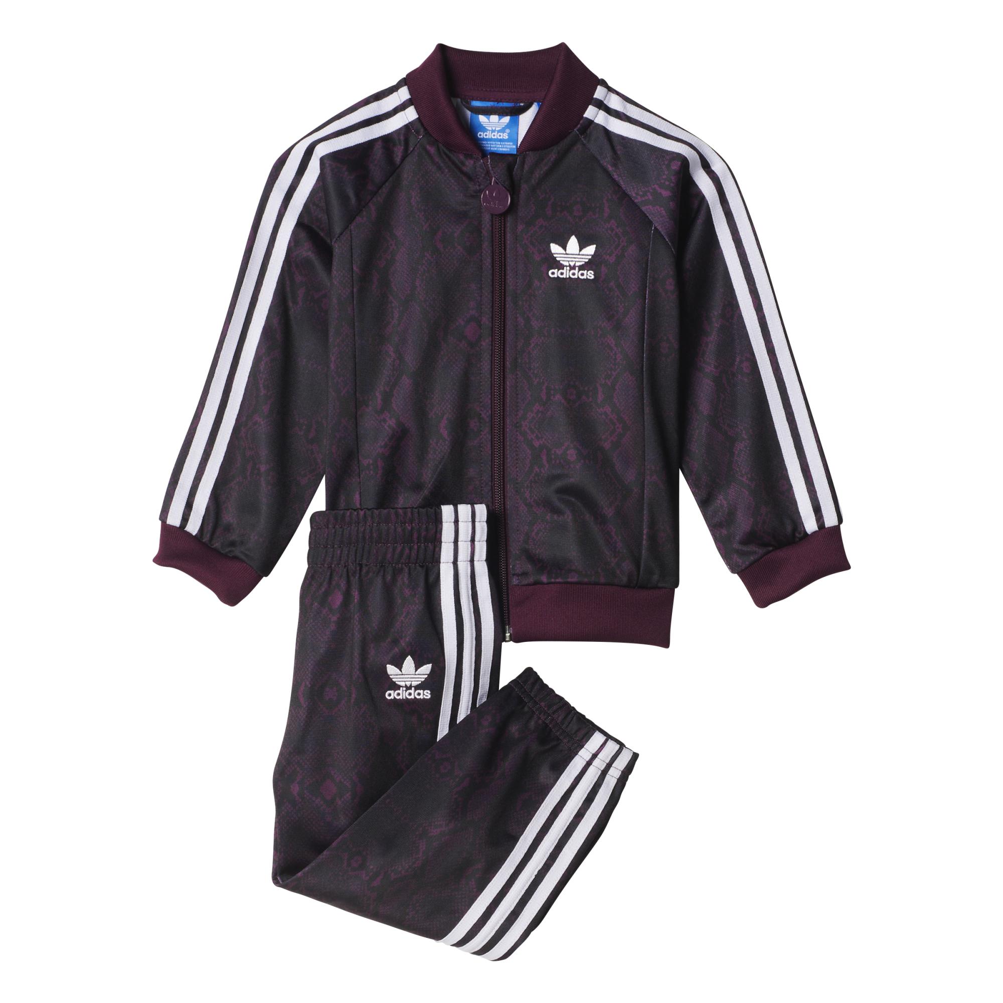 Adidas Originals Chándal Superstar Infantil (morado/negro/