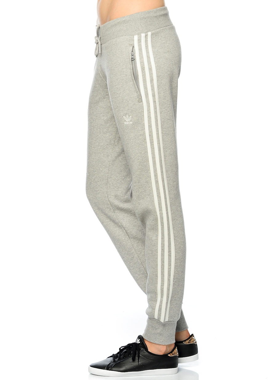 Presunción cajón Muerto en el mundo Adidas Originals Mujer Pantalón Paris Flock Fleece (gris)