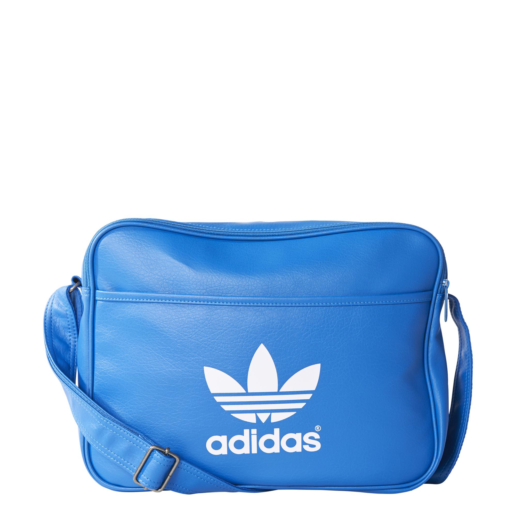 Sesión plenaria horno erección Adidas Bolso Airliner Classic Trefoil (royal/blanco)