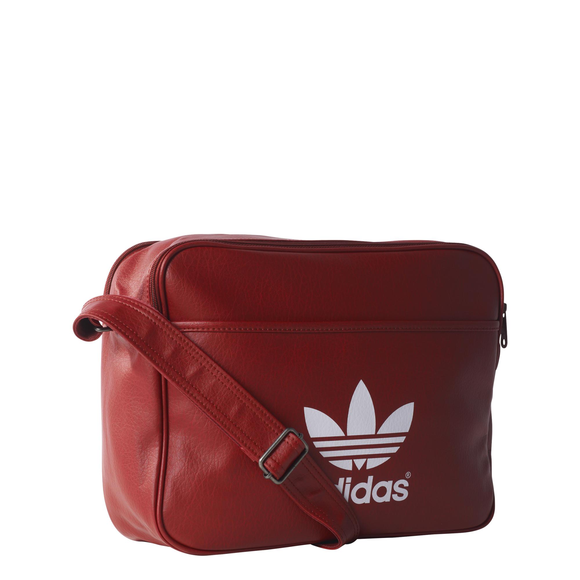 resbalón Amante En respuesta a la Adidas Bolso Airliner Classic Trefoil (burdeos)