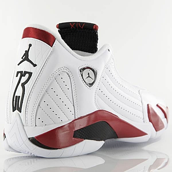 jordan retro 14 blanco con rojo