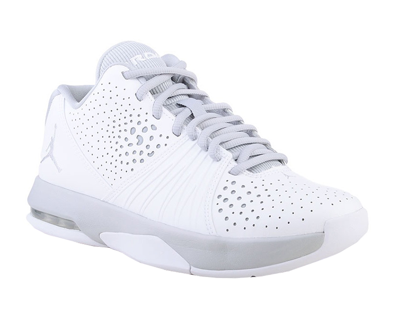 jordan gris con blanco