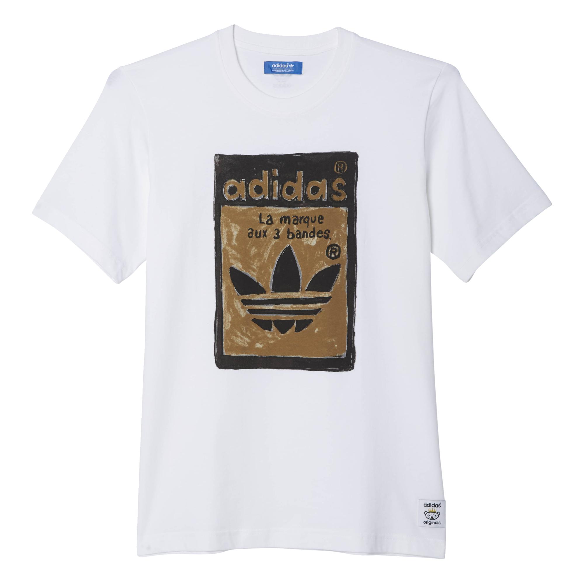 Adidas Originals Nigo Superstar Tongue Label (blanco/oro)