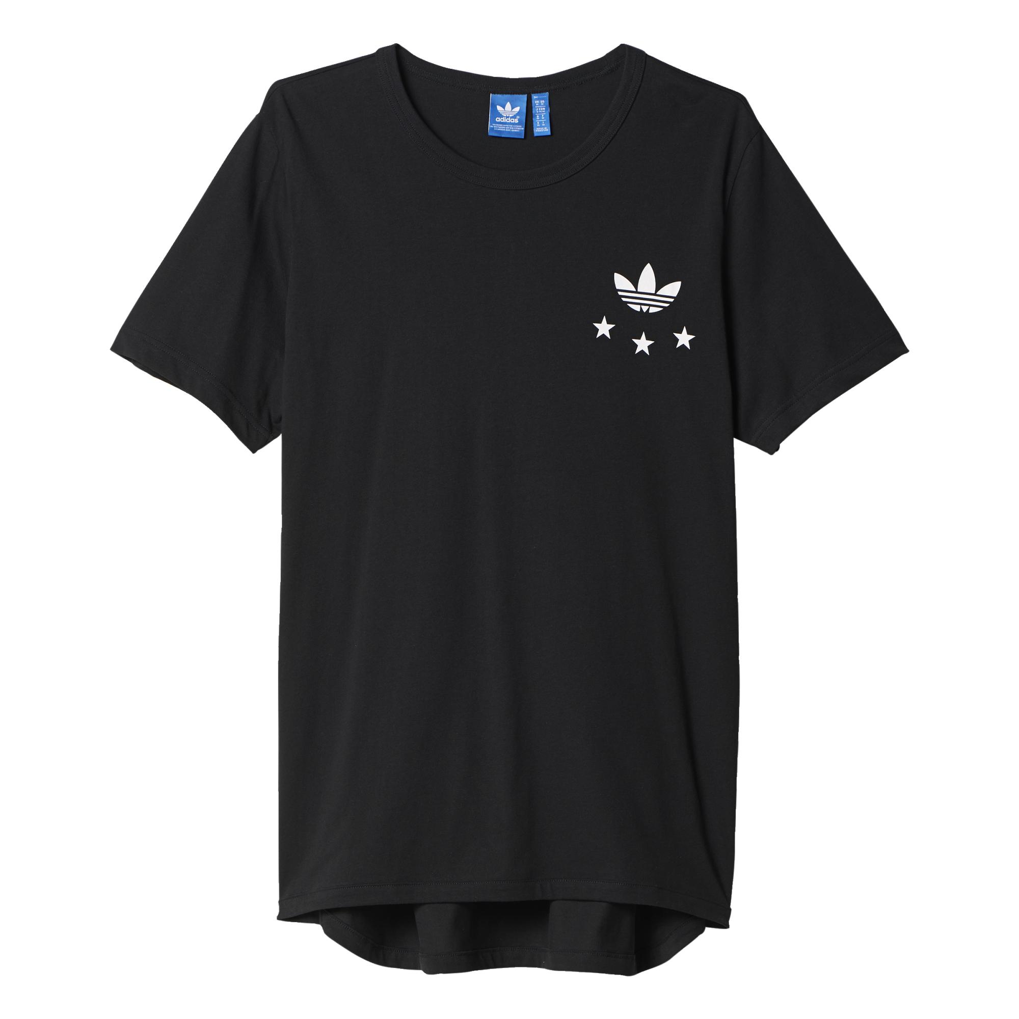 camiseta adidas negra y dorada