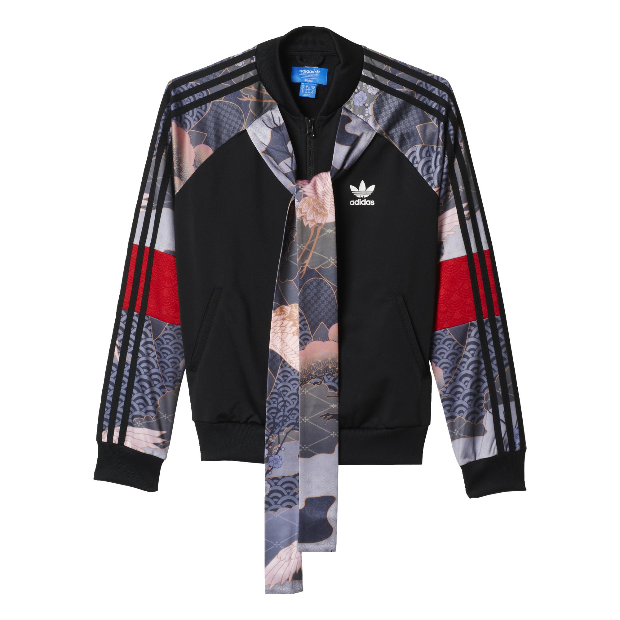 Adidas Originals Rita Ora Chaqueta Kimono Print negro multico