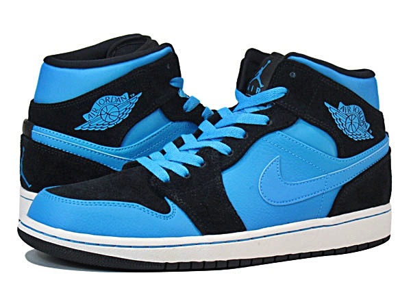 jordan azules con negro