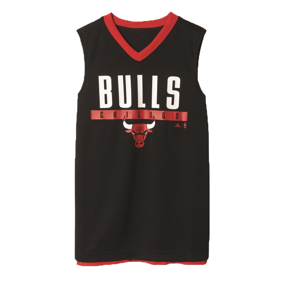Como Actriz sagrado Adidas Camiseta Niño NBA Winter Hoops Rev Chicago Bulls (rojo/ne
