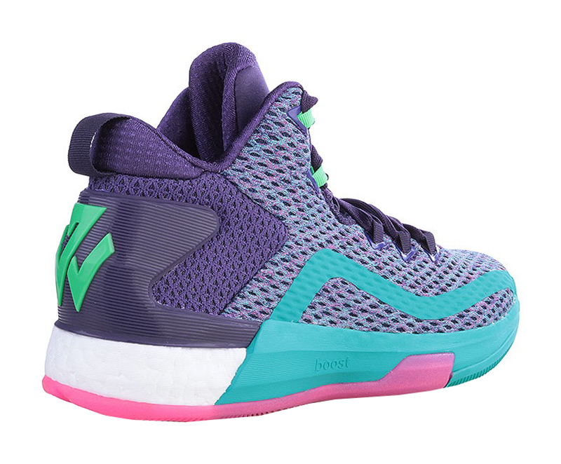 Parche Escultura sexual Adidas J Wall 2 Boost J "All Star" (morado/turquesa/rosa)