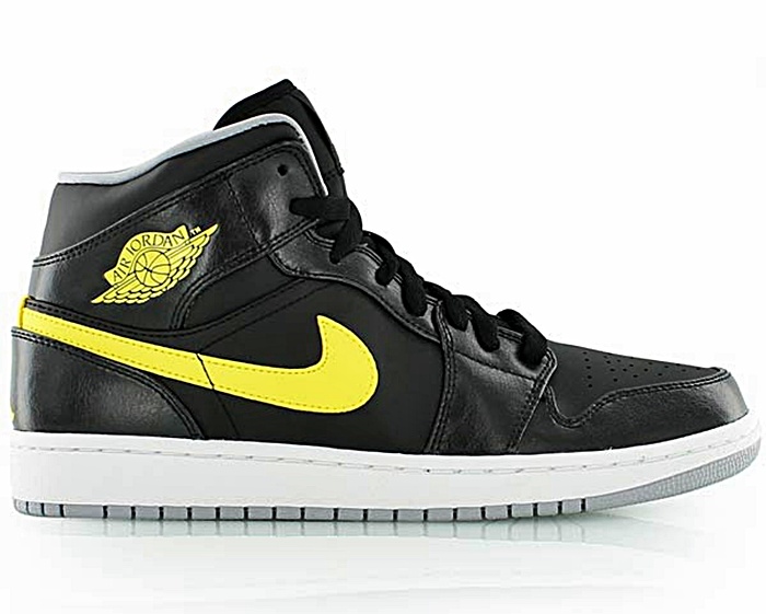 nike jordan 1 amarillo con negro