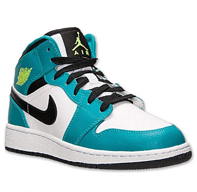 Air Jordan Mid (GS) (128/blanco/esmeralda)