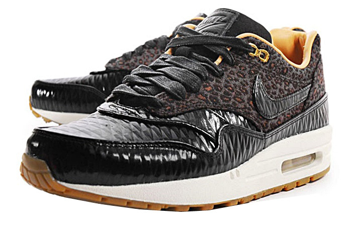 Commotie groef Oorlogszuchtig Air Max 1 FB Woven "Black and Leopard" (001/negro/leopardo/oro)