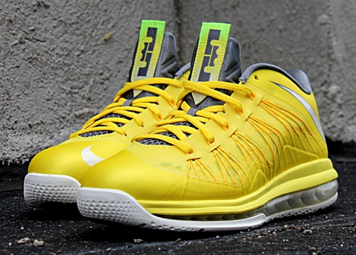 Nike Lebron X Low Yellow" (700/amarillo/blanco/gris)