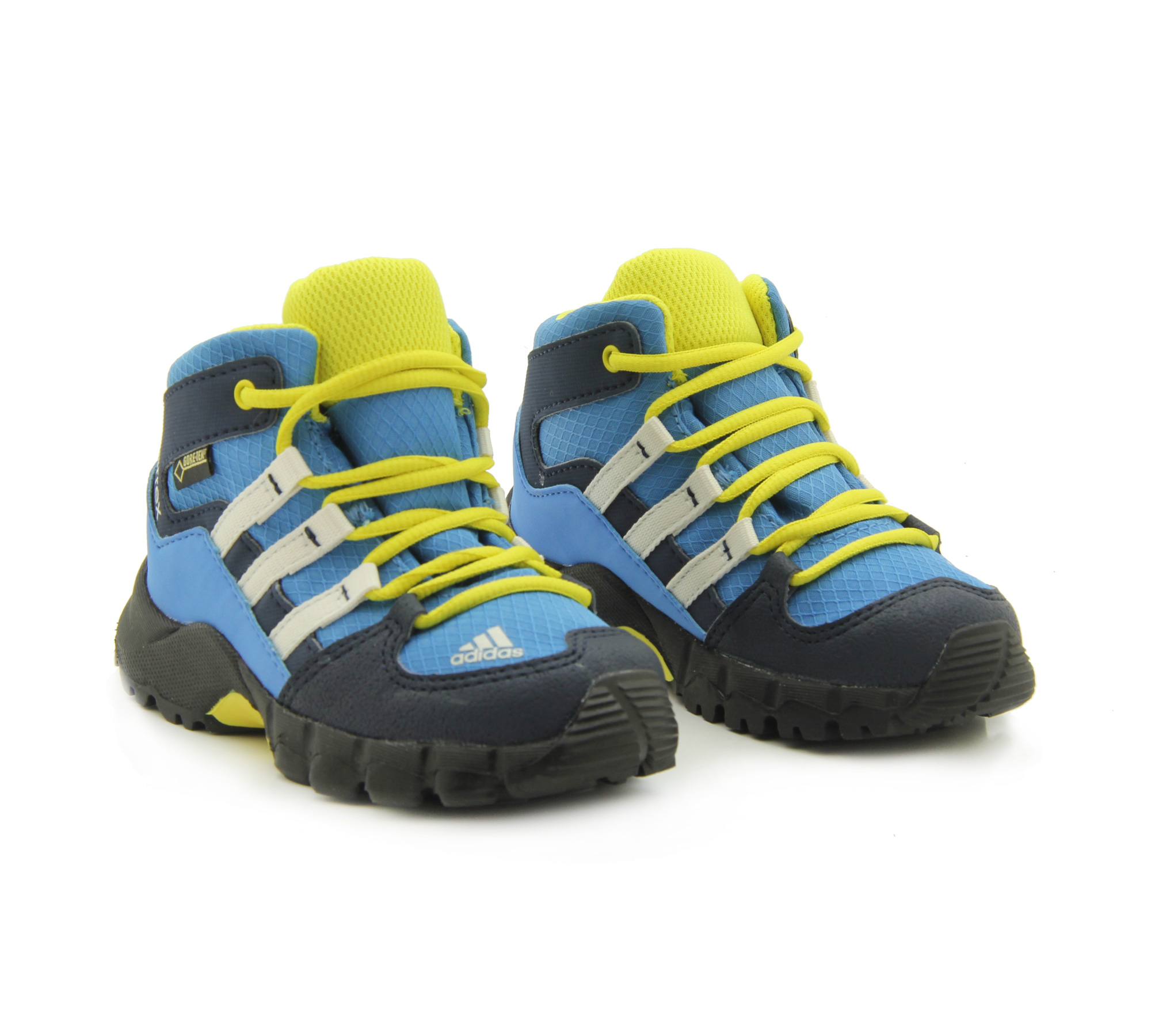 Adidas Terrex Mid Infantil (azul/amarilo)