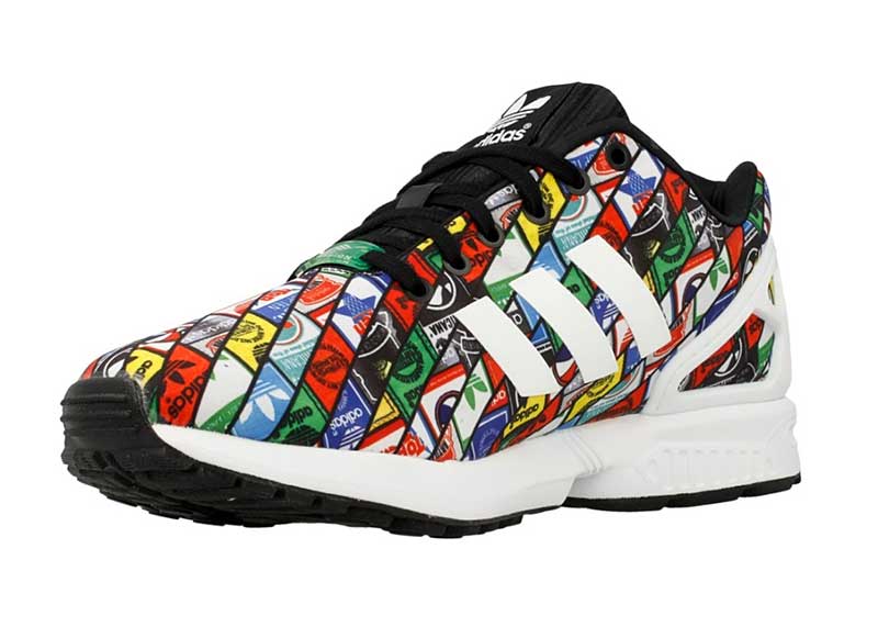 adidas zx flux multicolor