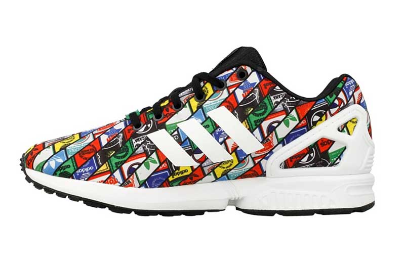 adidas zx flux multicolor