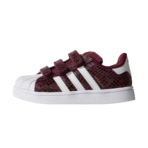 Melodioso alimentar seguramente Adidas Originals Superstar Snake CF I "Maroon" (burgundy/blanco)